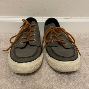 Converse Grey Boat Shoes